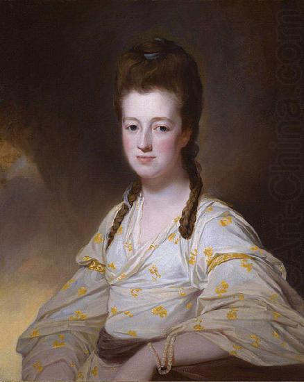George Romney Portrait of Dorothy Cavendish china oil painting image